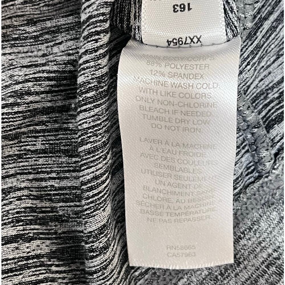 Zella Active Cropped Long Sleeve Top Heather Gray XS - Picture 7 of 9
